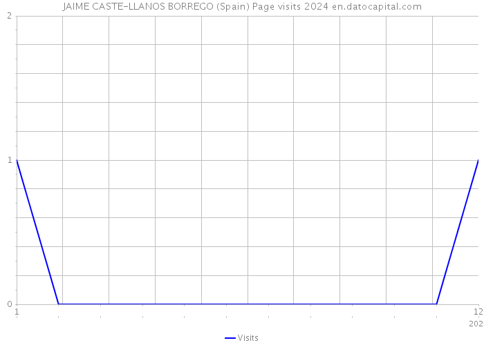 JAIME CASTE-LLANOS BORREGO (Spain) Page visits 2024 