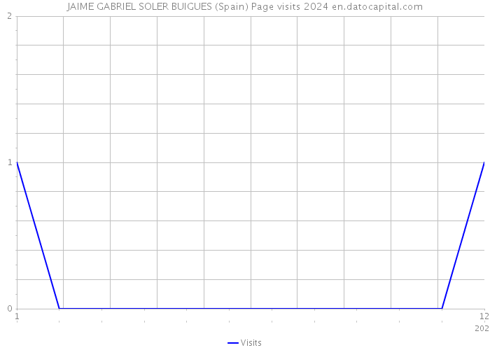 JAIME GABRIEL SOLER BUIGUES (Spain) Page visits 2024 