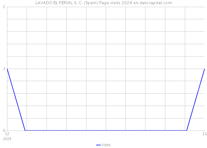 LAVADO EL FERIAL S. C. (Spain) Page visits 2024 