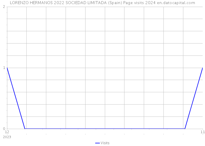 LORENZO HERMANOS 2022 SOCIEDAD LIMITADA (Spain) Page visits 2024 