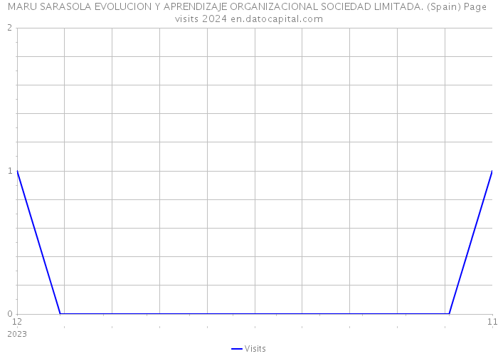 MARU SARASOLA EVOLUCION Y APRENDIZAJE ORGANIZACIONAL SOCIEDAD LIMITADA. (Spain) Page visits 2024 