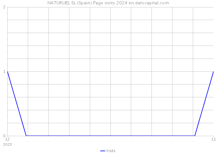 NATURUEL SL (Spain) Page visits 2024 