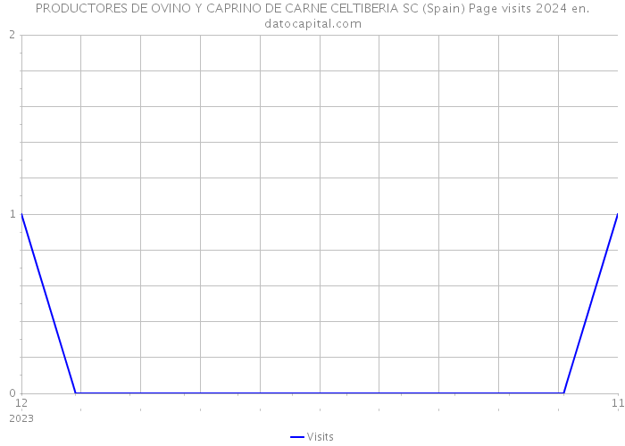 PRODUCTORES DE OVINO Y CAPRINO DE CARNE CELTIBERIA SC (Spain) Page visits 2024 