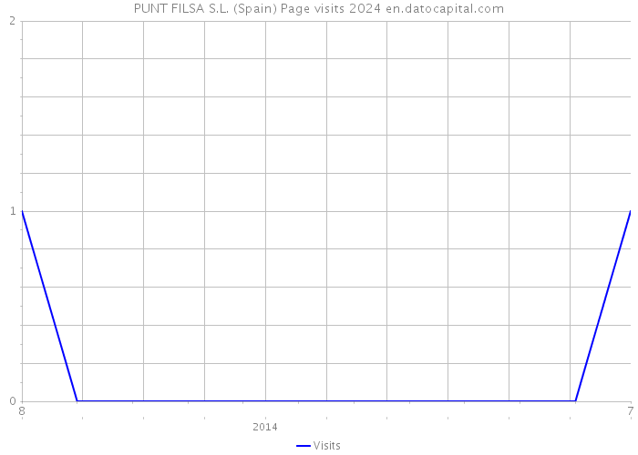 PUNT FILSA S.L. (Spain) Page visits 2024 