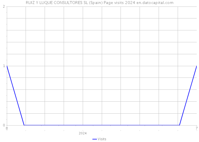 RUIZ Y LUQUE CONSULTORES SL (Spain) Page visits 2024 