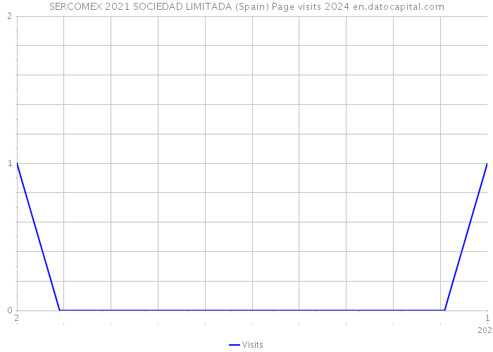 SERCOMEX 2021 SOCIEDAD LIMITADA (Spain) Page visits 2024 