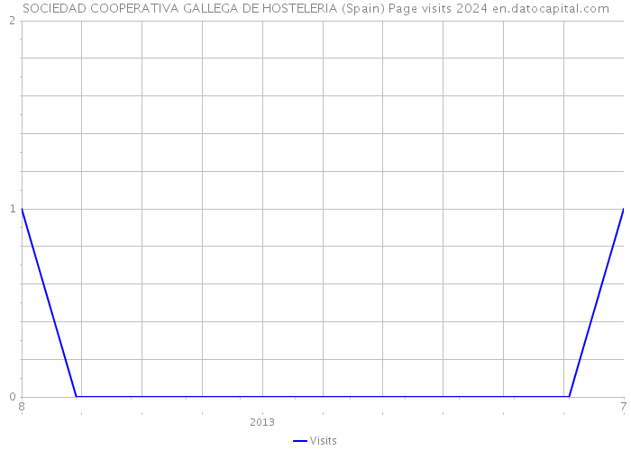 SOCIEDAD COOPERATIVA GALLEGA DE HOSTELERIA (Spain) Page visits 2024 