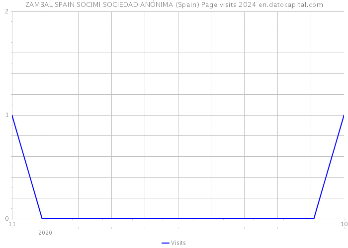 ZAMBAL SPAIN SOCIMI SOCIEDAD ANÓNIMA (Spain) Page visits 2024 