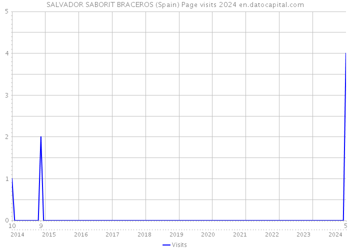 SALVADOR SABORIT BRACEROS (Spain) Page visits 2024 