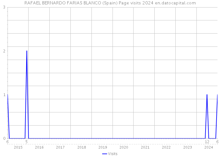 RAFAEL BERNARDO FARIAS BLANCO (Spain) Page visits 2024 