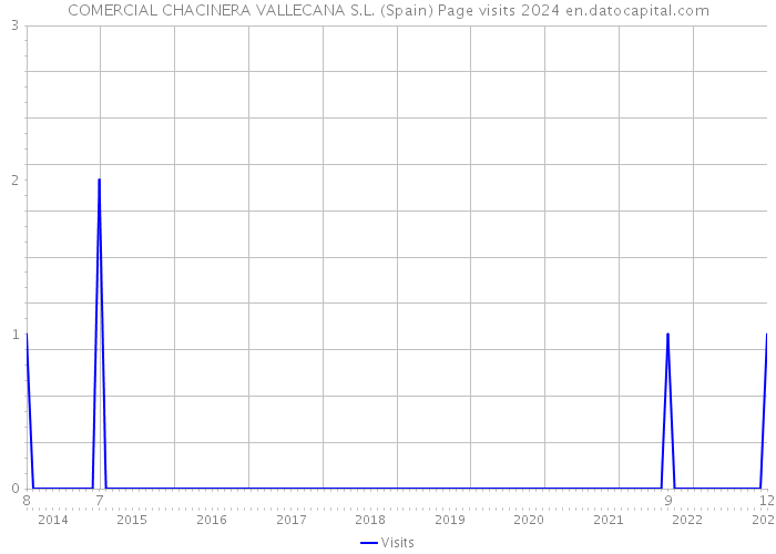 COMERCIAL CHACINERA VALLECANA S.L. (Spain) Page visits 2024 