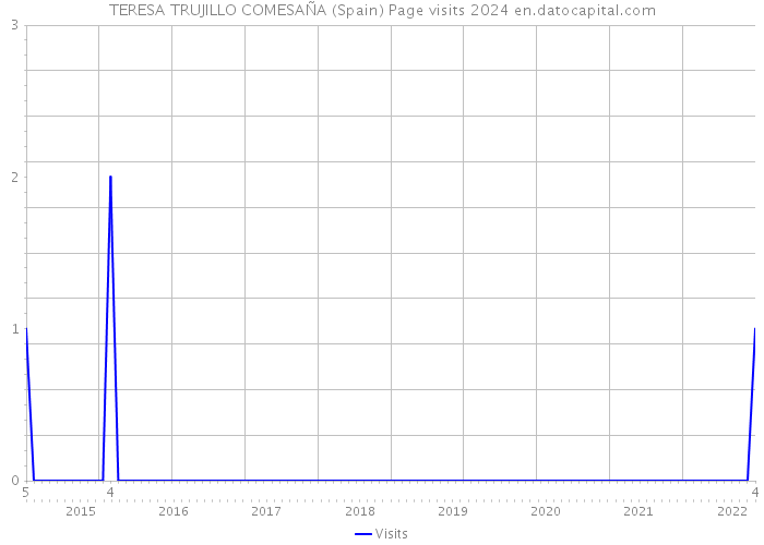 TERESA TRUJILLO COMESAÑA (Spain) Page visits 2024 