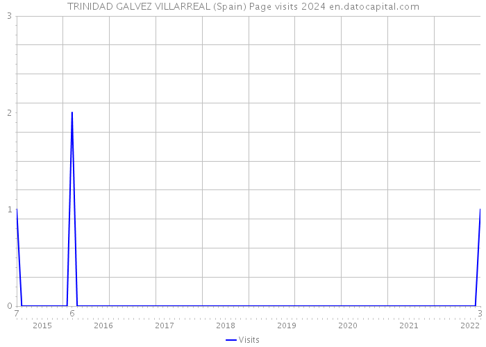 TRINIDAD GALVEZ VILLARREAL (Spain) Page visits 2024 