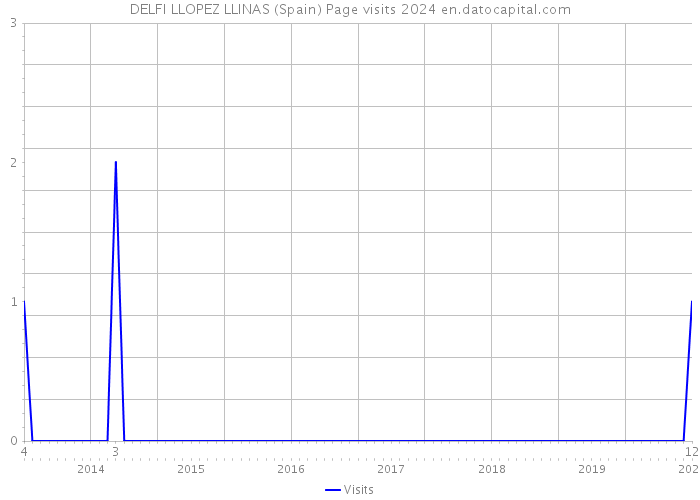 DELFI LLOPEZ LLINAS (Spain) Page visits 2024 