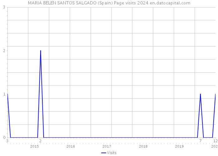 MARIA BELEN SANTOS SALGADO (Spain) Page visits 2024 