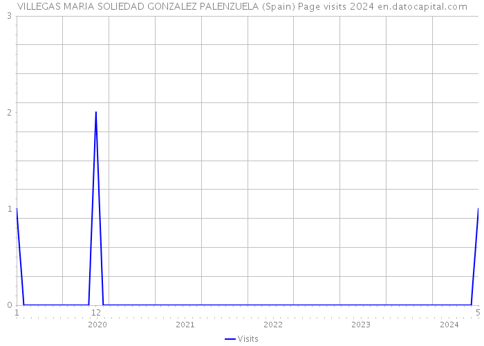 VILLEGAS MARIA SOLIEDAD GONZALEZ PALENZUELA (Spain) Page visits 2024 