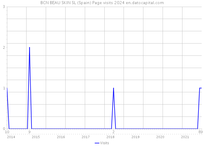 BCN BEAU SKIN SL (Spain) Page visits 2024 
