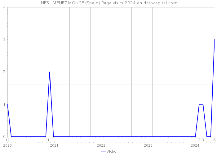 INES JIMENEZ MONGE (Spain) Page visits 2024 