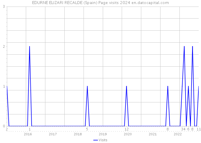EDURNE ELIZARI RECALDE (Spain) Page visits 2024 