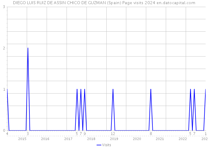 DIEGO LUIS RUIZ DE ASSIN CHICO DE GUZMAN (Spain) Page visits 2024 