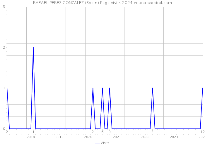RAFAEL PEREZ GONZALEZ (Spain) Page visits 2024 