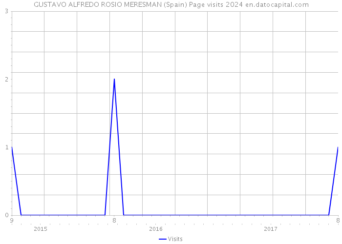 GUSTAVO ALFREDO ROSIO MERESMAN (Spain) Page visits 2024 