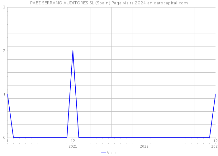 PAEZ SERRANO AUDITORES SL (Spain) Page visits 2024 