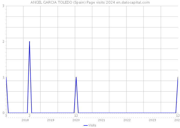 ANGEL GARCIA TOLEDO (Spain) Page visits 2024 
