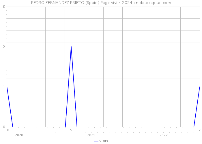 PEDRO FERNANDEZ PRIETO (Spain) Page visits 2024 