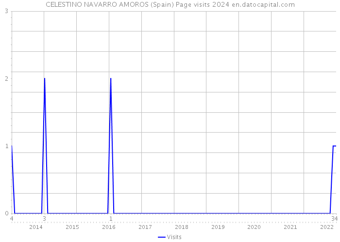 CELESTINO NAVARRO AMOROS (Spain) Page visits 2024 