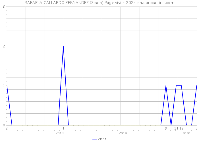 RAFAELA GALLARDO FERNANDEZ (Spain) Page visits 2024 