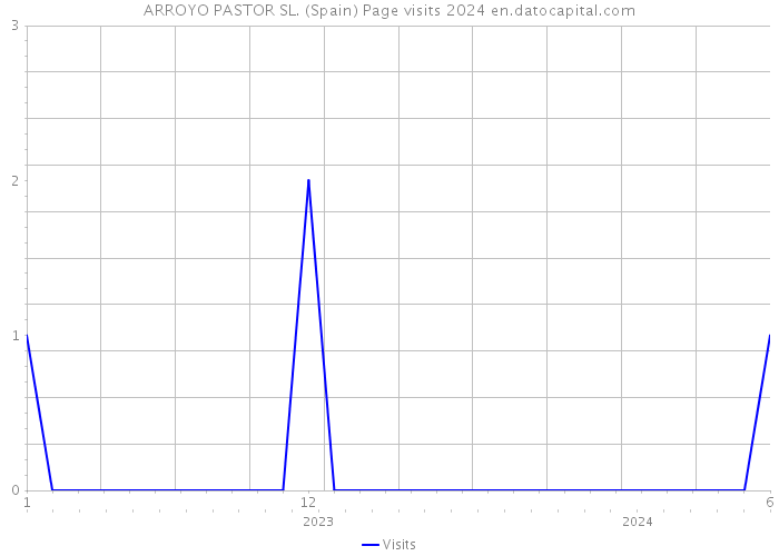 ARROYO PASTOR SL. (Spain) Page visits 2024 