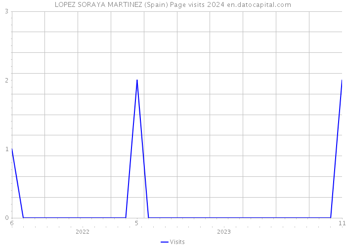 LOPEZ SORAYA MARTINEZ (Spain) Page visits 2024 
