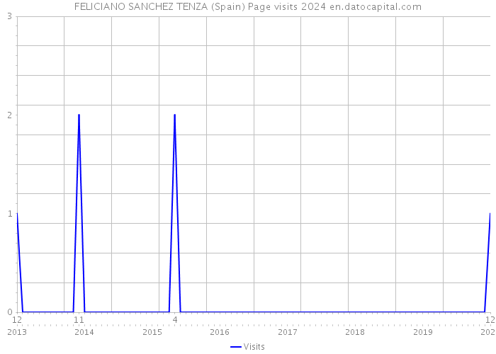 FELICIANO SANCHEZ TENZA (Spain) Page visits 2024 