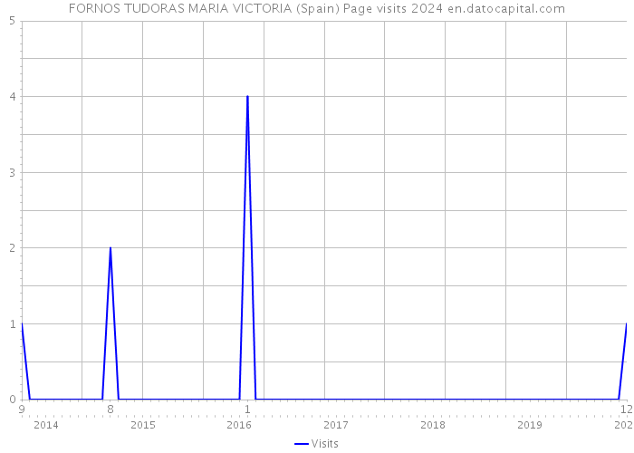 FORNOS TUDORAS MARIA VICTORIA (Spain) Page visits 2024 
