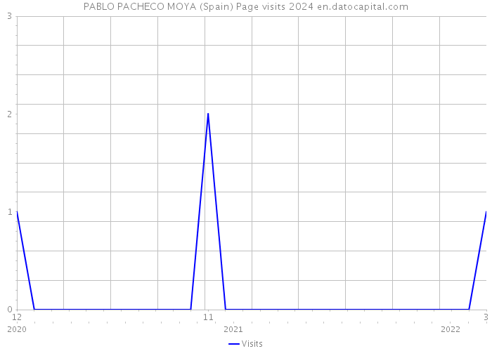 PABLO PACHECO MOYA (Spain) Page visits 2024 