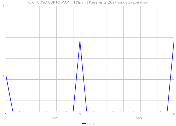 FRUCTUOSO CURTO MARTIN (Spain) Page visits 2024 