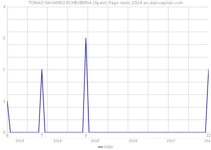 TOMAS NAVARRO ECHEVERRIA (Spain) Page visits 2024 