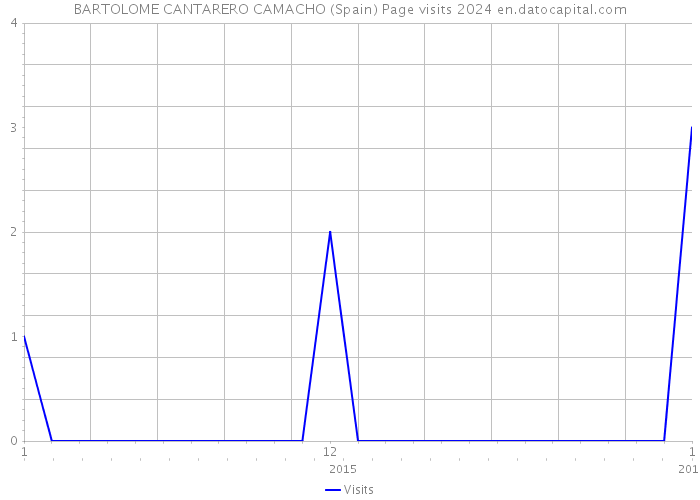 BARTOLOME CANTARERO CAMACHO (Spain) Page visits 2024 