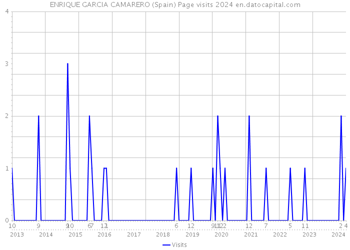 ENRIQUE GARCIA CAMARERO (Spain) Page visits 2024 