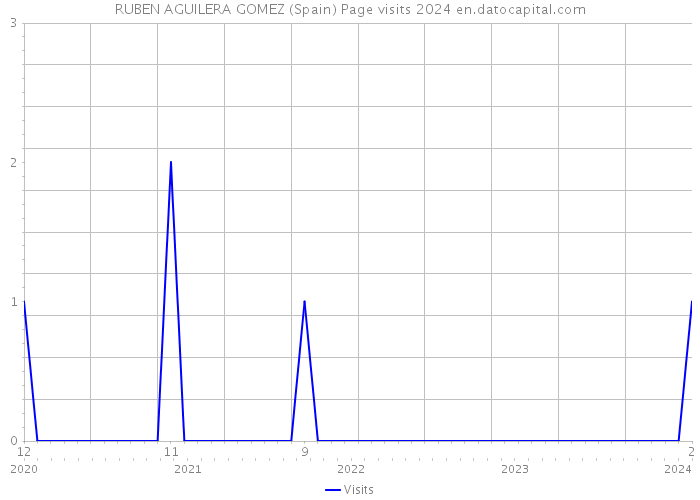 RUBEN AGUILERA GOMEZ (Spain) Page visits 2024 