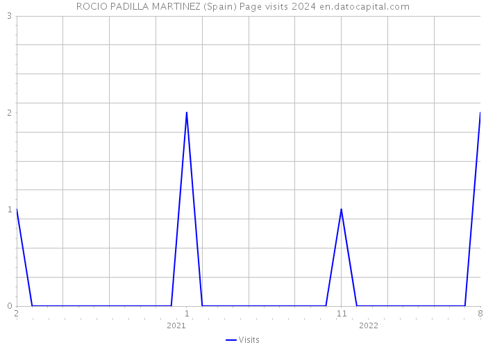 ROCIO PADILLA MARTINEZ (Spain) Page visits 2024 