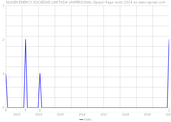 SILIKEN ENERGY SOCIEDAD LIMITADA UNIPERSONAL (Spain) Page visits 2024 