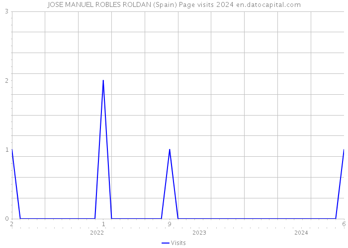 JOSE MANUEL ROBLES ROLDAN (Spain) Page visits 2024 