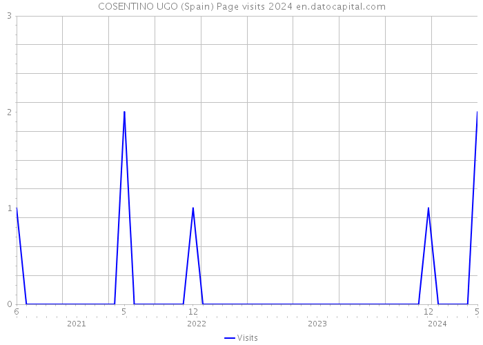 COSENTINO UGO (Spain) Page visits 2024 