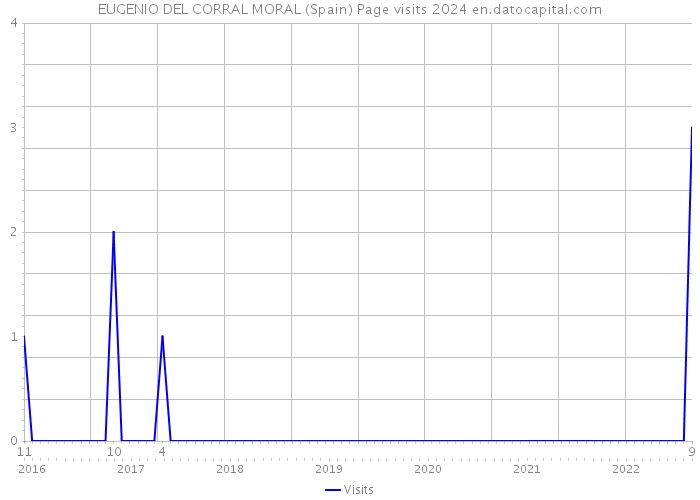 EUGENIO DEL CORRAL MORAL (Spain) Page visits 2024 