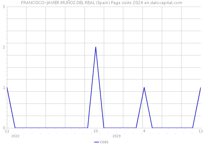 FRANCISCO-JAVIER MUÑOZ DEL REAL (Spain) Page visits 2024 