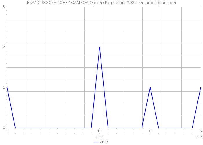 FRANCISCO SANCHEZ GAMBOA (Spain) Page visits 2024 