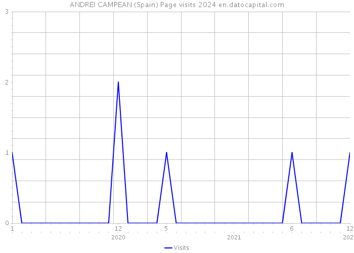 ANDREI CAMPEAN (Spain) Page visits 2024 
