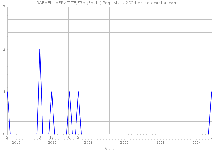 RAFAEL LABRAT TEJERA (Spain) Page visits 2024 